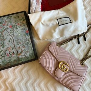 Gucci Marmont small matelassé shoulder bag